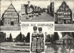 72204265 Stadthagen Gilderhof Rathaus Stadtgarten Brauerei-Ausschank Stadthagen - Stadthagen