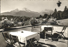 72204256 Berchtesgaden Cafe Haus Am Berg Terrasse Berchtesgaden - Berchtesgaden