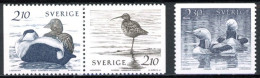 SUECIA 1986 - AVES - PAJAROS - YVERT 1354/1356** - Unused Stamps