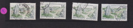 4 Timbres Oblitérés N° 1440 Alignement De Carnac - Used Stamps