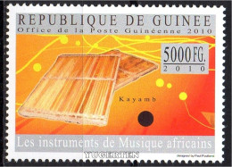 GUINEA 2010 - 1v - MNH - Africa Music Instruments - Kayamb - Musique, Muziek, Musik - Musikinstrumente - Musica - Muziek