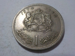 MAROC 1 Dirham  Hassan II  1974 - Marruecos