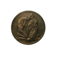 Weimar 1923 Not-Medaille "In Deutschlands Schlechtester Zeit" Kupfer (EM086 - Otros & Sin Clasificación