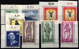 Berlin 126-134 Postfrisch Jahrgang 1955, Falz Am Rand #KB093 - Sonstige & Ohne Zuordnung