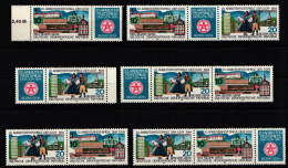 DDR W Zd 594-W Zd 599 Postfrisch #KZ362 - Andere & Zonder Classificatie