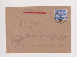 GERMANY WW II 1943 Military Airmail Cover - Brieven En Documenten