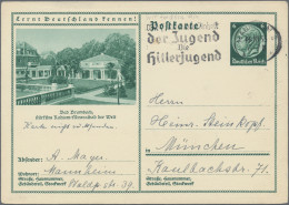 Deutsches Reich - Ganzsachen: 1933/1935, Bildganzsachenkarte 6 Pfg. Hindenburg D - Sonstige & Ohne Zuordnung