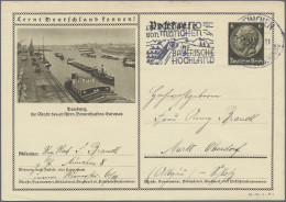Deutsches Reich - Ganzsachen: 1934/1938, Bildganzsachenkarte 6 Pfg. Hindenburg D - Sonstige & Ohne Zuordnung