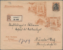 Deutsches Reich - Privatganzsachen: 1900/1914 (ca.), Germania, Sammlung Von 75 P - Andere & Zonder Classificatie
