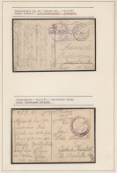 Deutsche Besetzung I. WK: 1915/1919, Besetzung WKI+Feldpost, Saubere Sammlung Vo - Occupazione 1914 – 18