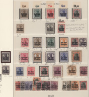 Deutsche Besetzung I. WK: Deutsche Post In Polen: 1915-17 Sammlung Sowohl Postfr - Ocupación 1914 – 18