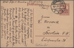 Deutsche Abstimmungsgebiete: Saargebiet: 1877/1957, Sammlungspartie Von Ca. 52 B - Storia Postale