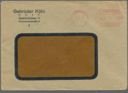 Deutsche Abstimmungsgebiete: Saargebiet: 1911/1936, Partie Von 35 Briefen/Karten - Cartas & Documentos