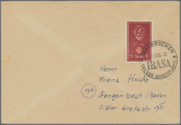Deutsche Abstimmungsgebiete: Saargebiet: 1927/1958, Saargebiet/Saarland, Posten - Briefe U. Dokumente
