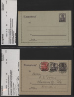 Deutsche Abstimmungsgebiete: Saargebiet - Ganzsachen: 1920/1957, Spezialsammlung - Enteros Postales