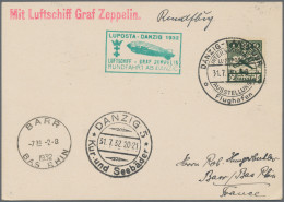 Danzig: 1868/1939 (ca.), Abwechslungsreicher Posten Mit Ca. 64 Belegen Und Ganzs - Sonstige & Ohne Zuordnung