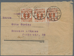 Danzig: 1870/1944, Sauberer Posten Mit über 30 Briefen, Karten Und Ganzsachen Mi - Autres & Non Classés