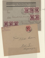 Danzig: 1880/1940, Umfangreiche Sammlung Von Briefen Und Ganzsachen Im Album Auf - Other & Unclassified