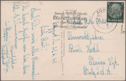 Danzig - Stempel: 1935/1943, ZOPPOT, Maschinenstempelsammlung Auf 16 Belegen, Fa - Andere & Zonder Classificatie