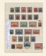 Memel: 1920-23 Umfangreiche Und Spezialisierte Sammlung Der Verschiedenen, Postf - Memel (Klaipeda) 1923