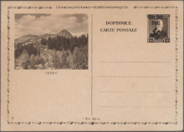 Sudetenland - Ganzsachen: 1938/1939, Außerordentliche Sammlung Ganzsachen-Postka - Région Des Sudètes