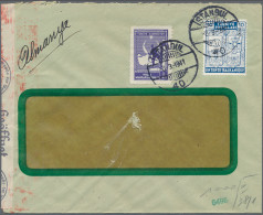 Zensurpost: 1937/1952, Meist 40er-Jahre WK II, Sammlung Von Ca. 96 Zensurbriefen - Altri & Non Classificati