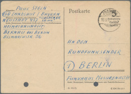 Deutschland Nach 1945: 1945/1947, Partie Von 29 Belegen Meist Aus Dem Bedarf, Un - Collections