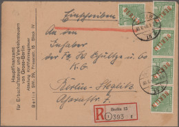 Deutschland Nach 1945: 1945/1980 (ca.), Partie Von Ca 440 Belegen In 4 Ringordne - Colecciones