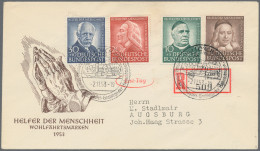 Deutschland Nach 1945: 1945/54 (ca.), Konglomerat Von Ca. 150 Belegen Und Einige - Collections