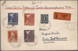Deutschland Nach 1945: 1945-1990 Ca.: Weit Mehr Als 1000 Briefe, Postkarten, Pak - Verzamelingen