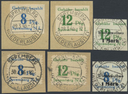 Deutsche Lokalausgaben Ab 1945: 1945, Posten Auf Steckkarten, Teils Auch Auf Alt - Altri & Non Classificati
