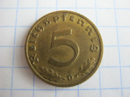 Germany 5 Reichspfennig 1938 D - 5 Reichspfennig