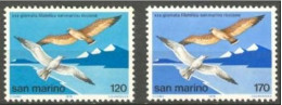 SAN MARINO 1978 - AVES - PAJAROS - YVERT  962/963** - Ongebruikt