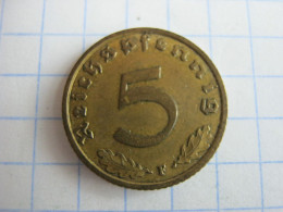 Germany 5 Reichspfennig 1939 F - 5 Reichspfennig