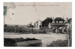 89 AILLANT SUR THOLON La Gare - Vue Panoramique Sur Villiers Sur Tholon N° 51 - Coll Karl Guillot 1916 - Train - Animée - Aillant Sur Tholon