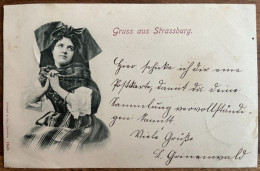 Gruss Aus Strasbourg Précurseur - Oblitération "Strassburg Elsass Königshofen" - A Circulé Le 10/09/1897 - Straatsburg