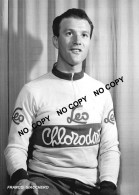 PHOTO CYCLISME REENFORCE GRAND QUALITÉ ( NO CARTE ), FRANCO GIACCHERO TEAM LEO CHLORODONT 1955 - Radsport