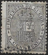 ESPAÑA 1874 - Escudo De España Sello  5 C. Edifil  141 - Used Stamps
