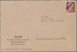 Sowjetische Zone Und DDR: 1945/1952 (ca.), Notstempel, Saubere Partie Von Entwer - Sammlungen