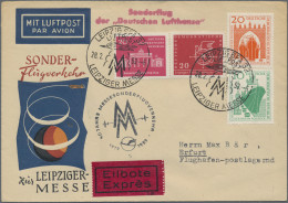 Sowjetische Zone Und DDR: 1945/1990, Partie Von Ca. 159 Briefen Und Karten, Dabe - Colecciones