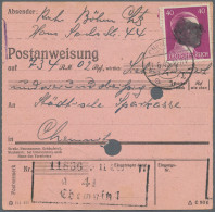 Sowjetische Zone - Sächsische Schwärzungen: 1945, RPD Chemnitz, Partie Von Siebe - Other & Unclassified