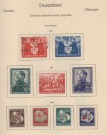 DDR: 1948/1971 Ca., Sammlung Im Schaubek Vordruckalbum Ungebraucht Oder Gestempe - Colecciones