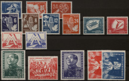DDR: 1949/1960, Umfangreicher Postfrischer/ungebrauchter Und Gestempelter Bestan - Colecciones
