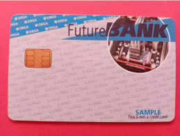 ORGA BANK CARD TEST CARD Future Bank Sample Smart Demo (BA40623 - Schede Bancarie Uso E Getta