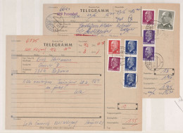 DDR: 1973 - 1974, Telegrammsammlung, 55 Stück, Zumeist Ulbricht-Frankaturen Mit - Colecciones