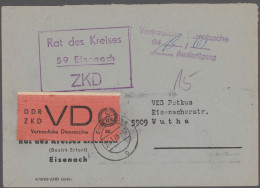 DDR - Dienstmarken: 1954/1965, Sammlung Von 45 Briefen, Dabei VD1, ZU1, Und Weit - Autres & Non Classés