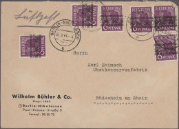 Berlin: 1948/1993, Nette Sammlung Von 63 Briefen Und Karten, Dabei Vorläufer, U. - Cartas & Documentos