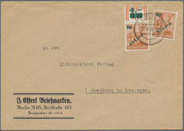 Berlin: 1949/1950, Partie Von Acht Briefen, Teils Etwas Beförderungsspuren, Dabe - Cartas & Documentos