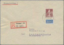 Berlin: 1949/1950, Partie Von Acht Briefen/Karten, Teils Etwas Beförderungsspure - Covers & Documents