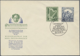 Berlin: 1950-1960 Kollektion Von 19 Verschiedenen FDCs, Dabei Philharmonie (1950 - Sonstige & Ohne Zuordnung